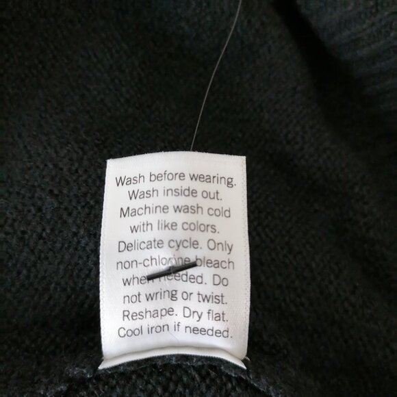 NWT Sonoma Goods For Life Womens Black Drop Shoulder Pullover Sweater Size 2X - Picture 7 of 7